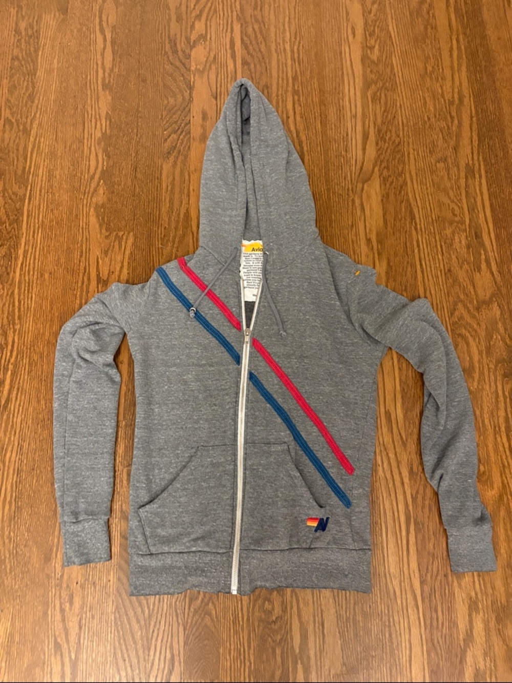 Aviator nation women’s zip up sweatshirt size xs - pray for snow
